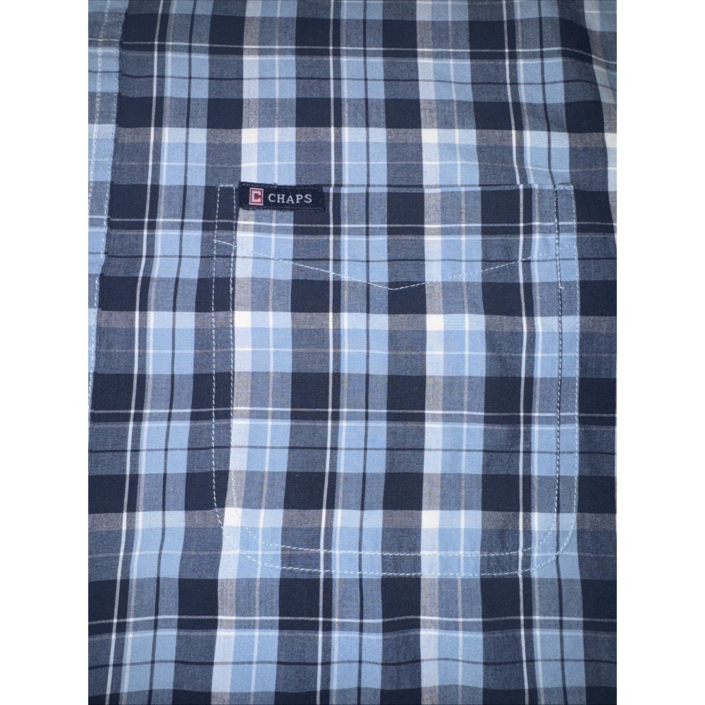 Chaps Ralph Lauren Easy Care Button Down Long‎ Sleeve Shirt Bundle Of 2 Size L - Picture 11 of 13